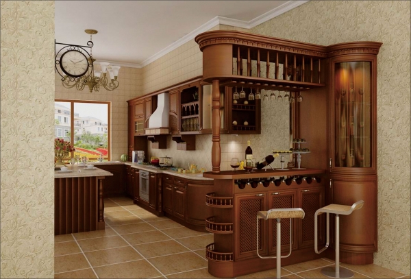 Solidwood Kitchen Cabinets Style 2